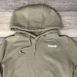 Gymshark Olive Green Hoodie Sweatshirt Athleisure Streetwear Gymcore Mens Womens